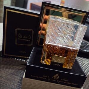 Lattafa Khamrah Eau de Parfum for Men - Gold and Black
